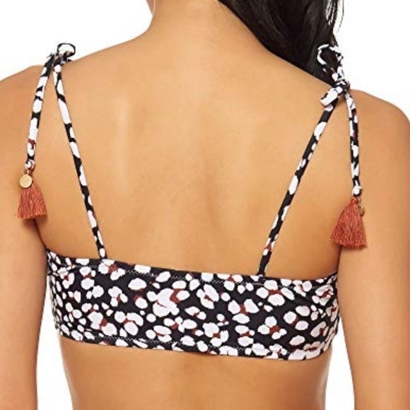 JESSICA Simpson Animal Print Bikini Swimsuit Top - Picture 2 of 8